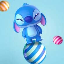 Disney [Officially Licensed]1PC Disney Stitch Anime Squishy Stress Relief Toy | Slow-Rebound Soft Silicone Figure With Cute Cartoon Design | Relaxing & Therapeutic Gift For Friends, Students, Anime Fans | Perfect Back-To-School, Desk Decor, Anxiety Relief Accessory