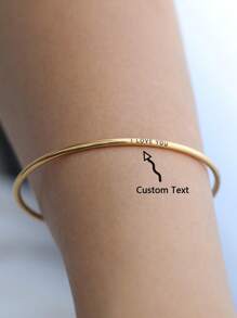 1/3 Stücke personalisierte Edelstahl Armbänder, geeignet für Frauen und Mädchen, lasergraverter Edelstahl Modeschmuck für den Sommer, ideales Geschenk für Freundin, Mutter, Herbstmode, Vintage, Unisex, schlicht, Lässig, Hip-Hop, Goth, Punk, personalisiert, einzigartiges Geschenk für sie, Freund