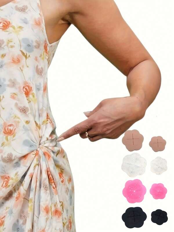 1/2/4Pcs Clothing Fixing Buttons|Women's Multifunctional Clothing Buttons Clothing Fastening Accessories Waistline Buckle Fix Short Sleeves Or Skirts Clothing Fixing Buttons Multi-Purpose Clothing Fastener Kit For Sleeves Skirts Waist, Instant Hem Fix & Adjustable Buckle - Emergency Wardrobe Solutions For Dresses, Jackets, Travel (Fashion Accessories)