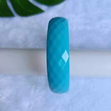 1pc Plastic Bracelet, 1.7cm Wide Rhinestone Surface, Bright Fluorescent Acrylic Resin Candy Color Bangle