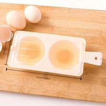 1Pc Egg Steamers Tools Two Poacher Sandwich Breakfast Plastic Material Put Microwave Oven Kitchen Cooking Accessories Gadgets