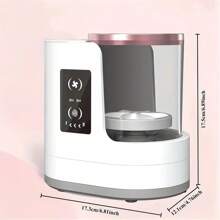Limpiador eléctrico de brochas de maquillaje alimentado por USB - Secado rápido, automático, portátil, diseño de doble modo para una limpieza y secado eficientes, regalo ideal para vacaciones, limpiador portátil de brochas | Estética moderna | Limpiador de doble modo, limpieza de brochas