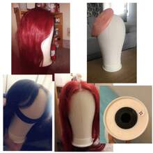Canvas Mannequin Head Wig Display Styling Canvas Block Manikin Doll Polyurethane Inside For Making Wigs Hairdresser Practice