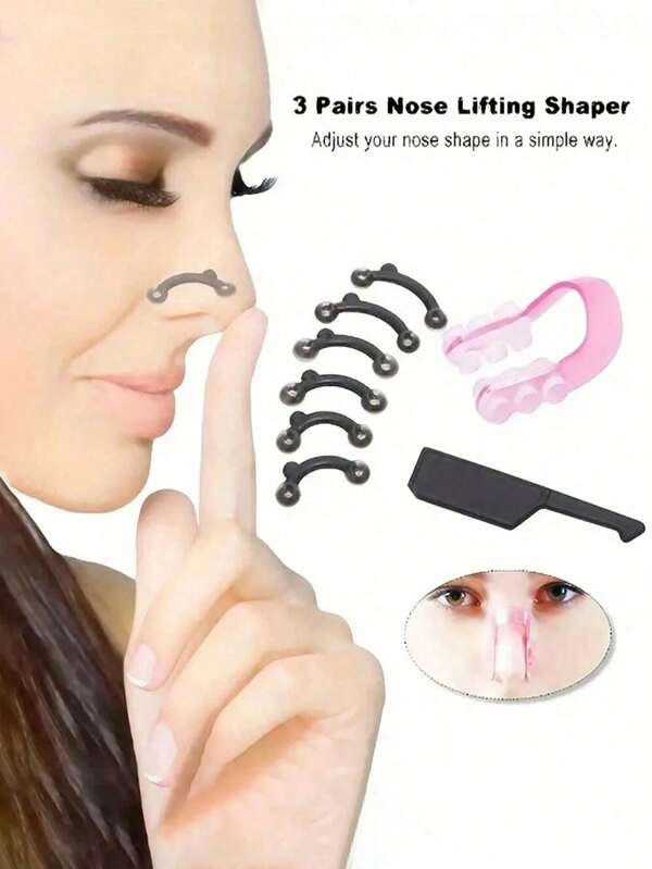 Adjustable Nose Up Lifter - Clear Nose Lift Clip - Reusable, Unscented, No Battery Needed, Multi-Scenario Use For Beauty Enhancement And Comfort