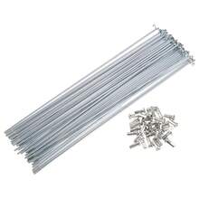 Bicycle Spokes Steel Bike Spoke With Nipples For Most Bicycle - 銀色 230mm 13G 36件鋼 - 查看 1