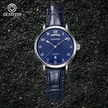 OCHSTIN Herren Uhr Automatikuhr für Herren, luxuriöse königliche Geschäfts Mechanik Sport Männer Uhr mit automatischem Datum und Tag, Lederarmband