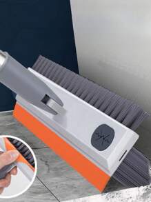 1pc Cleaning All-Rounder Scraper And Brush, Perfect For Floor, Bathroom, Toilet Grout, And Wall Cleaning. Multi-Functional Brush.