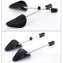 2pcs Plastic Shoe Tree Stretchers, Portable Sneakers Support, Shoes Adjustable Spring Holder Shaper,Men's Size