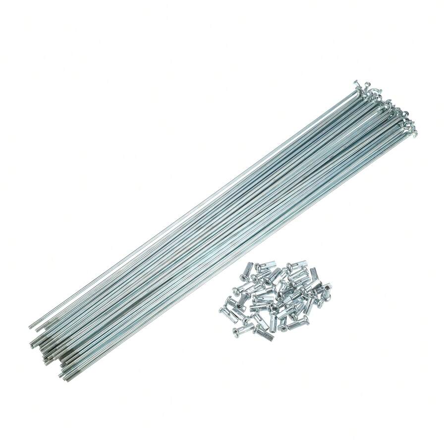 Bicycle Spokes Steel Bike Spoke With Nipples For Most Bicycle - 銀色調 14G 36 件鋼 - 查看 1