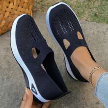 Zapatos de verano para mujer: zapatos casuales y cómodos para senderismo, zapatos planos ligeros y sencillos para todas las estaciones, calzado con