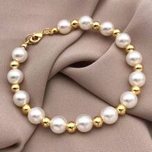 50/100pcs 18K Gold Plated Round Beads 2/2.5/3/4/5/6mm Long-Lasting Round Smooth Spacer Beads Seamless Loose Balls Mini Seed Beads For DIY Necklace Jewelry Making Supplies