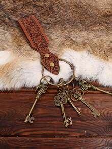 Medieval Retro Keychains Are Perfect For Costume Parties Role-Playing Jewelry Belts And Keychains - Brown ZSJ-229Z - View 6