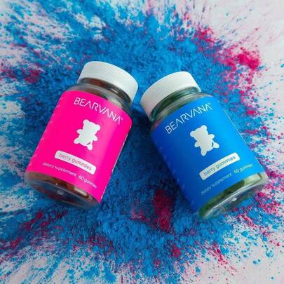 BEARVANA Gummies Combo Pack - Fitness Aid - Women's Support Supplement - Berry Flavored - Herbs & Multivitamins