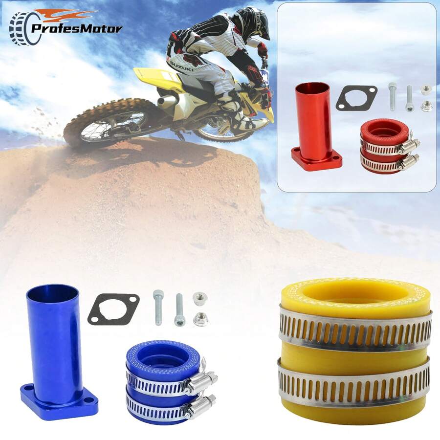 摩托车 CNC 进气歧管化油器适配器套件适用于 PWK PWK 21 PWK24 PWK 26 PWK 28 PWK30 Mikuni VM 化油器、越野摩托车、摩托车配件、越野摩托车配件、摩托车 - 均碼 - 查看 1
