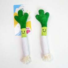 1 Cat Toy With Mint And Scallion Shapes, Interactive Toys For Cats And Pets, Grinding Teeth, Intellectual Gnawing, And Biting