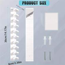 1/2pcs Hat Organizer For Baseball Caps Black/White Modern Simple Baseball Cap Organizer Wall-Mounted Bedroom Wardrobe Clothes And Hood Storage Rack, Gender Reveal Party, Perfect For Birthdays, Weddings, Parties, The Perfect Gift For Colleagues, Friends, And Family, Back To School