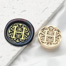 1PC 26 English Letters Wax Seal Stam, Brass Materia, Hand Stamped With Seal, For Scrapbook Envelopes Wedding Invitations Gift Card Packaging, Gift Decoration, 2.5cm/0.98in, Back To School, School Supplies - 2.5cm - View 25