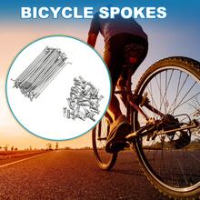 Bicycle Spokes Carbon Steel Bike Spoke With Nipples For Most Bicycle - Silver Tone 85mm 14G 36Pcs Carbon Steel - View 2