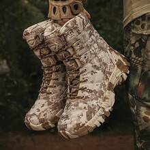 Local Shipping-Shoes Camouflage Lightweight Hiking Shoes,Men'S Light Motorcycle Combat Boots Hunting - Camouflage Sand - View 3