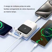 Power Bank 10000mAh Turbo 22.5W KNC-01P - 白色 - 查看 5