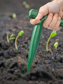 手持式土壤打孔机 - 耐用的幼苗和球茎种植机，无需电力，非常适合园艺和发芽 - 彩色 - 查看 2