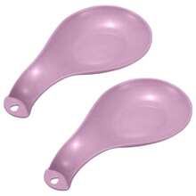 Set de 2 reposacharradores de PP, base para cuchara de sopa, almohadilla aislante, accesorios de utensilios de cocina