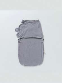 1pc S/M Size Baby Swaddle Wrap, Newborn Muslin Anti-Startle Infant Swaddle Blanket, 4-Layer Crinkle Fabric, Spring/Autumn/Winter - Multicolor - View 25