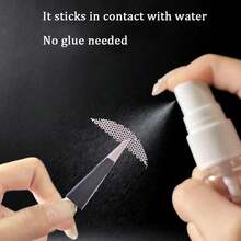 网状蕾丝双眼皮喷雾双眼皮贴片 女士化妆眼线胶带 隐形网状双眼皮胶带 美妆美眼快速打造欧式深眼窝 易于使用，价格实惠，适合作为圣诞礼物、化妆品、化妆工具、平价好物、礼物、女士礼物、圣诞礼物