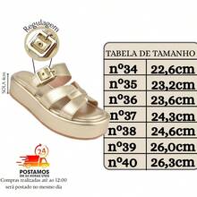 Women's Platform Sandal Model H With Adjustable Buckle - Vàng - Xem 5