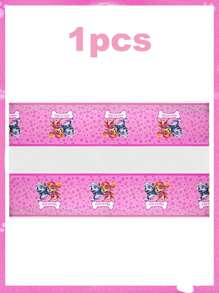 Paw Patrol Paw Patrol Serie rosa-farbenes tägliches Perlen-Thema Einweg-Geschirr für Partydekoration, Party-Event Foto-Dekoration Artikel, Geburtstags-Party und Feiertags-Party Einweg-Geschirr, geeignet für Familientreffen, Verwandten- und Freundetreffen, Gender-Enthüllungs-Party-Events, Halloween, Thanksgiving, Valentinstag, Weihnachten, Schulanfangszeit