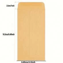 50 Pack Large Cash Envelopes Money Envelopes For Cash,Cash Envelopes For Savings Plan,Cash Envelopes For Budgeting - Brown - View 7