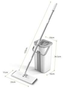 1Set Hand Wash Flat Mop, Elution SeparationEasy Whole Housecleaning, Magicrotary Mop,Home Magic Cleaning Spin 360 Mopwith Bucket Set Wholesale Easy Wet And Dry FloorDust Mops
