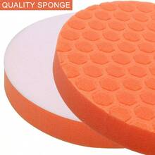 Zkca 5 Pcs 7 Inch Buffing Pads Polishing Pads Kit 180mm Polishing Pad Car Sponges Buffing Wheel For Car Buffer Polisher Detailing Repair Waxing Sanding A417 - asPic - View 4