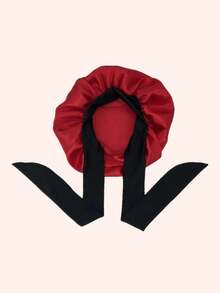 عصابة ربط للنساء، قبعة حرير للنوم للنساء لحماية الشعر أثناء النوم - متعدد الألوان - مشاهدة 4