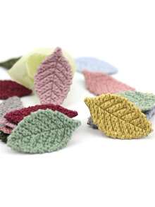 40 piezas Decoración de bricolaje con diseño de hoja - Multicolor - Ver 13