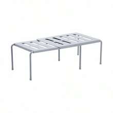 1pc Foldable & Extendable Shoe Organizer Storage Rack - White - View 9