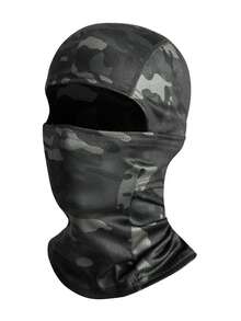 2个装迷彩滑雪面罩，男女通用拉法帽，防晒拉法帽，轻便防紫外线面罩，适用于摩托车、单板滑雪 - 迷彩 - 查看 15