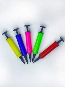 1/3 Stücke Set Ballon Luftpumpe, tragbare Handluftpumpe, manuelle Ballon-Aufblasvorrichtung, geeignet für Geburtstage, Feiern, Hochzeiten, Ballons (Farbe wird zufällig versendet)