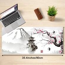 Mousepad Large XXL Cherry Blossom Art Print Anime Landscape Pretty Cute Mousepad  Rubber Mousepad Computer Accessories Keyboard Mouse Popular Mat Table Mat Floor Mat Gift For Someone To Send Male And Female Friends Gaming Mousepad
