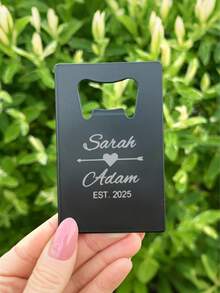 个性化开瓶器、定制扑克开瓶器、刻字开瓶器、婚礼开瓶器、伴娘礼物、派对用品、早午餐用品