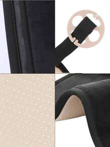 3pcs/Set Distinctive Black & White Dog Paw Print Car Seat Covers, Front & Rear Seat Protector Sets, Car Interior Accessories