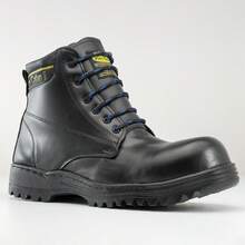Bota de Hombre Industrial Trabajo Campo Comercial Casco de Acero  Suela Antideslizante Ligeras Casuales Uso Rudo Básicas a la Moda Talla 25 a la 30 - Negro Azul - Ver 2