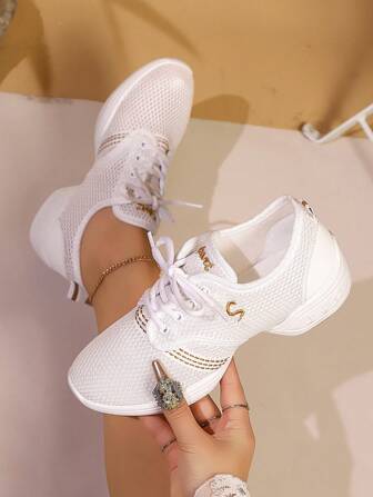 Zapatillas de baile jazz suaves y cómodas para mujer, zapatos de baile ligeros y transpirables de corte bajo, apropiados para danza moderna