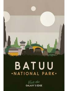 1 件复古星球星系抽象风景帆布画战争极简电影海报和印刷现代绘画房间家居装饰卧室客厅走廊的理想礼物，墙壁艺术，房间装饰户外节日和生日礼物，办公室装饰布置艺术品可选框架 - 彩色 - 查看 18