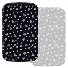 Bedside Bassinet Sheets For Baby Boys Girls, Compatible With Mika Micky, Baby Delight, Dream On Me, AMKE And Other Bassinet Mattress Pads Size Between 17-21 In Width, 29-33 In Length, And 1.5-4 In Thick