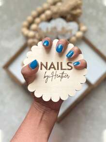 Personalized Custom Nail Plate | Nail Art Photo Props | Nail Art Gifts | Beauty Salon Logo | Gift For Her | Nail Art Design | Salon Decoration | Nail Art Technology