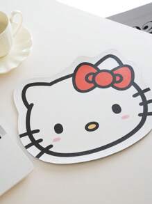 Sanrio 1pc- Sanrio Authorized Sanrio, Cartoon Shaped Mouse Pad, Leather Material, Creative Small Non-Slip Pad, Personalized Computer Desk Pad For Office, Graduation Season Opening Season Gift, Office School Supplies For Friends, Cinnamoroll, Kuromi, My Melody, Pochacco, Back To School Gaming Mouse Pad