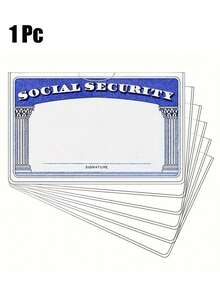 1-50Pcs,PVC Card Holders, Social Security Card Protectors,Medicare Card Holder Protector Sleeves, Clear PVC Waterproof Medical/Credit Card, Business/Social Security Card Protector - Clear Vinyl Plastic Covers For Insurance & Social Security Metro & License Or Credit Cards,Transparent Waterproof Credit Card And Medicare Card Sleeves With Easy Insert Design - Multicolor - View 19