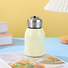 1 300ml/10.15 Ounce Mini Cup, Leak Proof, Fingerprint Proof, Vacuum Insulated, Made Of 316 Stainless Steel, INS Style Mini Large Belly Cup, Mini Large Belly Cup Type Anti Slip Lifting Ring, Screw Sealed Anti Splash Design, Vacuum Insulated Cold Cup Back To School - Multicolor - View 14