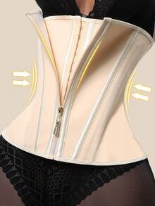 1pc Latex Waist Trainer Body Shape Corset Women's Sheath Flat Belly Shapewear Tummy Contorl Abdomen Girdles For Woman Molding Slimming Corset Reducing Body Shaper Fajas Underwear Belt